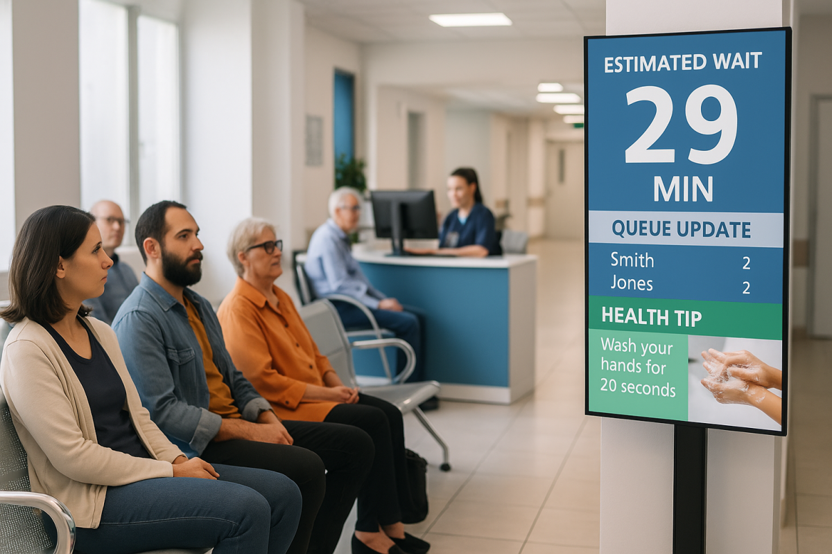 How Digital Signage Enhances the Patient Journey