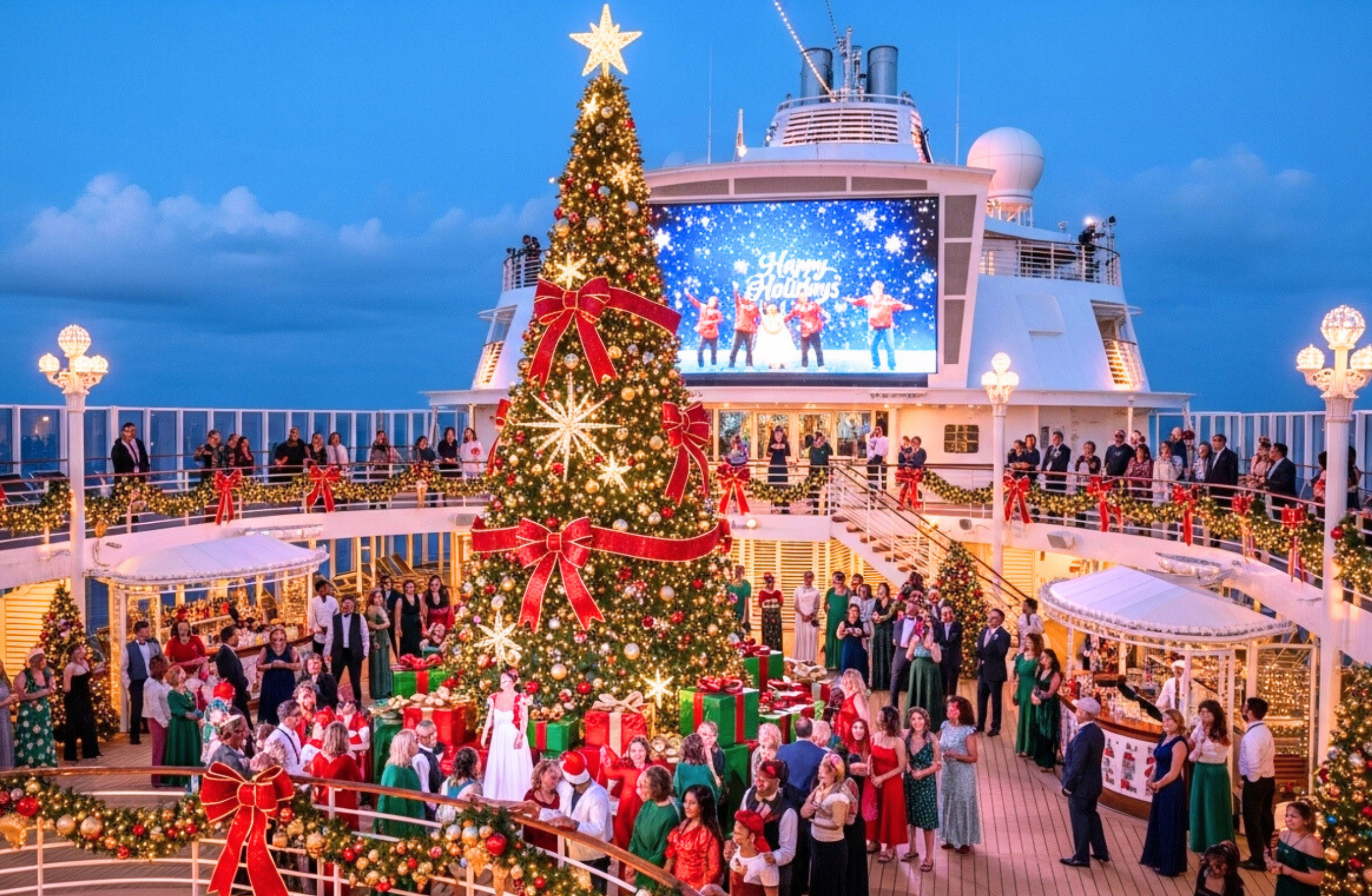 digital signage for cruise lines